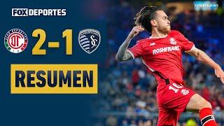  LA AUTORIDAD DE LOS 'DIABLOS ROJOS' | Toluca 2-1 Sporting KC | HIGHLIGHTS | Leagues Cup 2024