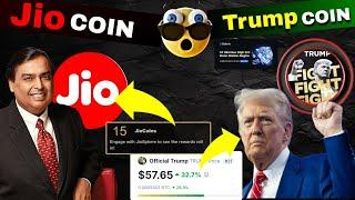 Jio Coin Free Mai Earn Kaise Kare ?? Trump Coin Future Price