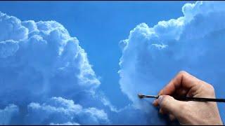 How to paint clouds - what you must do to produce a highly realistic cloud painting