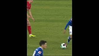 Amine Harit showing his skills vs Leipzig