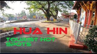 Hua Hin Beach, 'Wet' Market and old railway station. CT125