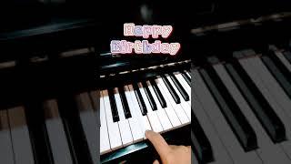 Happy birthday short - Piano tutorial