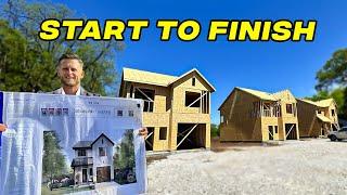 Building A WOODEN HOUSE Start To Finish In 10 Minutes - TIMELAPSE