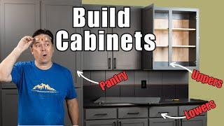 Build Custom Cabinets from Scratch Simple Woodworking Tutorial to build a Shaker Style Cabinet