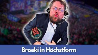 Broeki in Höchstform