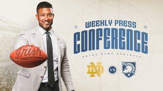 Army | Marcus Freeman Weekly Press Conference (11.18.24) | Notre Dame Football