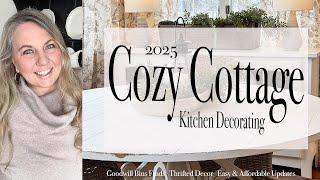 Cozy Cottage Kitchen Decorating | Thrifted Decor Ideas | 2025