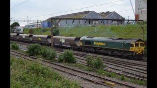 #269: Freightliner Class 66513 passes Crewe Salop Goods Jn (30/05/14)