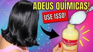 ADEUS QUÍMICAS! Faça Isso Se Quiser Seu Cabelo Lindo, Liso, Brilhante e Sedoso NA MESMA HORA!