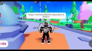 Donating My Subscribers 5 Robux! | Haz Gaming | #dono #roblox #robux #plzdonate #Haz_Gaming