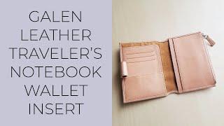 Galen Leather Passport Traveler's Notebook Wallet Insert Review &  Traveler's Notebook Setup