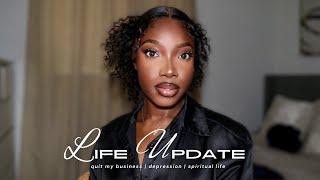 life update: quit my 6 figure business + depression  + self love journey and spirituality