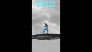 1 SIMPLE Drill To Learn Rails On Skis!! #shorts