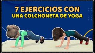 7 EJERCICIOS SÚPER DIVERTIDOS PARA NIÑOS USANDO UNA ESTERILLA DE YOGA