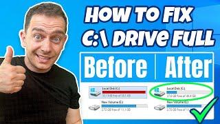 How to Fix Windows 10 C Drive Full (Delete Temporary Files)