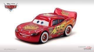 BDD World of Cars - Lightning McQueen mit Aufklebern