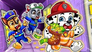 MARSHALL Escapes From Jail?! What Happened?! Paw Patrol Ultimate  Rescue | Full Episodes | Rainbow 3