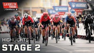 La Vuelta Femenina 2024, Stage 2 | EXTENDED HIGHLIGHTS | 4/29/2024 | Cycling on NBC Sports