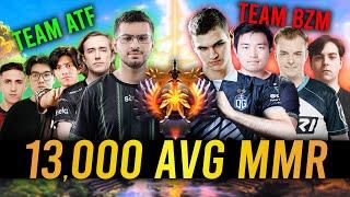 ALL-STAR MATCH with 13K AVG MMR! - TEAM ATF vs TEAM BZM!