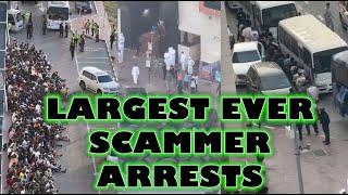 The largest ARREST of scammers in the world!