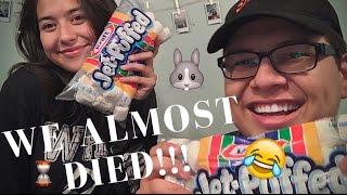 CHUBBY BUNNY CHALLENGE! | Paul and Jenny