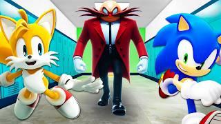 Sonic & Tails Escape DOCTOR EGGMAN!!