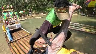 Bamboo Rafting Excursions montegobay Jamaica  #letherafting #jamaica #montegobay #bamboorafting