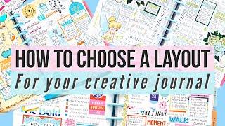 Creative Journaling - Which Layout is Right for You? I've Tried Most of Them! Happy Planner Journal