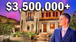 Inside $3.5M Tuscany Style Luxury Mansion | Los Angeles Manion Tours