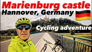 Cycling from hannover germany to the marienburg castle Bikepacking adventure, bike ride vlog!