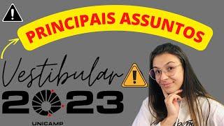 PRINCIPAIS ASSUNTOS  - ASSUNTOS MAIS COBRADOS NO VESTIBULAR -  RECORRÊNCIA UNICAMP -PARTE 2