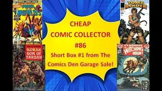 Cheap Comic Collector #86:  Short Box #1 from the @Comics Den Garage Sale!