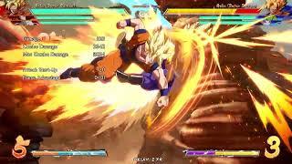 SSJ Goku New Solo MAX Damage from Corner Dragon Rush [DBFZ v1.31]