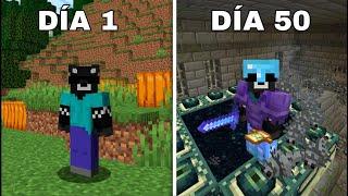 Sobreviví los 50 días MAS DIFICILES de MINECRAFT