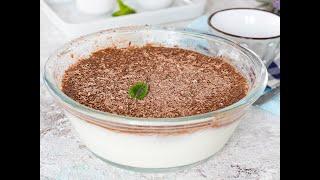 BUDINO BICOLORE vaniglia e cioccolato