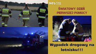 WYPADEK DROGOWY NA LOTNISKU! | INFO112