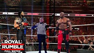 FULL MATCH - Roman Reigns vs Bobby Lashley - WWE Royal Rumble 2023