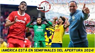 AMÉRICA TOMÓ REVANCHA y ELIMINA AL TOLUCA para enfrentar en SEMIFINALES al CRUZ AZUL | SportsCenter