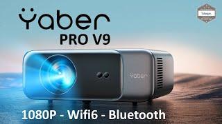 YABER Pro V9 1080P Video Projector - 500 Ansi Lumen - Wifi6 & Bluetooth - Unboxing