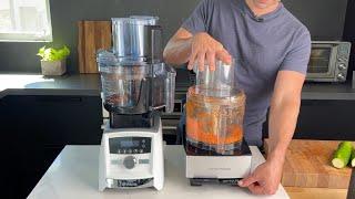 Side-by-Side Comparison of the Vitamix Food Processor vs Cuisinart 14-Cup Food Processor