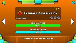 Geometry Dash - Ultimate Destruction - 100% complete (All coins)