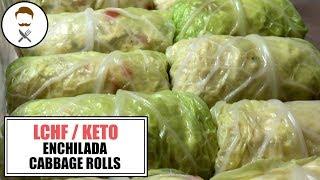 Enchilada Cabbage Rolls || The Keto Kitchen