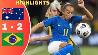 Women's International Friendly | Australia vs Brazil - Highlights and Goals 2024