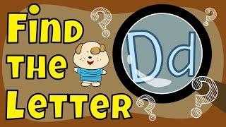 Letter Game | Find the Letter D | The Singing Walrus