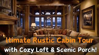 Cozy Rustic Cabin Tour: Elegant Design and Small Space Living