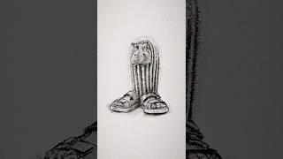 Speed drawing Il Cacto Hipopotamo  #shorts #sahur #brainrot #memes #drawing