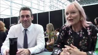 'Good Omens' - Jon Hamm and Miranda Richardson Interview (NYCC)