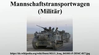 Mannschaftstransportwagen (Militär)