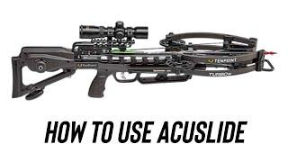 How To Cock and Decock the TenPoint Turbo S-1 Crossbow Using ACUslide