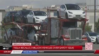 Tesla recalls 2 million vehicles over safety issue